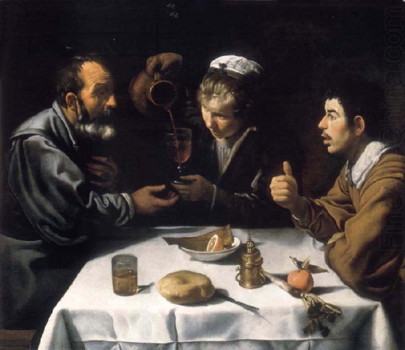 Diego Velazquez Farmer meal china oil painting image